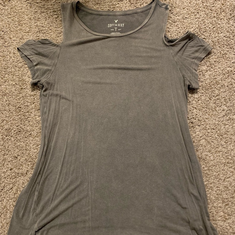 2 shirts- American Eagle Open Shoulder Tops — Two Pack!
